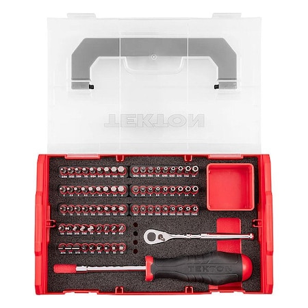 Tekton Driver Bit Set, Steel; S2 Steel, 30 mm DRV36001