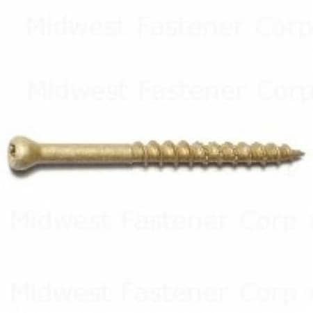 Saberdrive 51668 Screw, No 8 in Thread, 2 in L, Trim Head, 173 PK M51668
