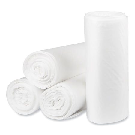 Pitt Plastics 40 gal Trash Can Liners, Standard-Duty, 14 microns, Natural, 250 PK PCRH404614N
