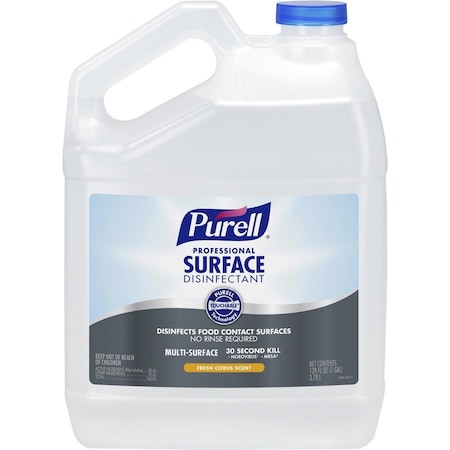 Purell Professional Surface Disinfectant, 1 gal. Bottle, Fresh Clean Scent, 4 PK 4342-04