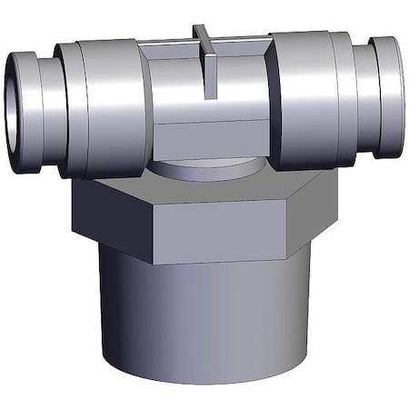 Smc Push-Fit Fitting, Union Tee KQG2T07-N03S