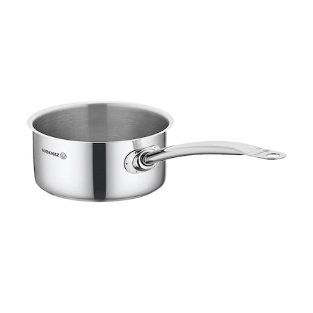 Korkmaz Gastro Proline 2.8 Liter Stainless Steel Saucepan in Silver A2702