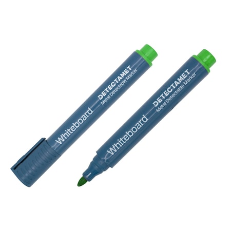 Detectamet Detectable Dry Erase Marker Set, Round Barrel, PK10 145-A06-P04-A07