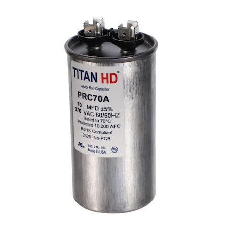 Diversitech TITAN HD 70MFD, 370V, ROUND PRC70A