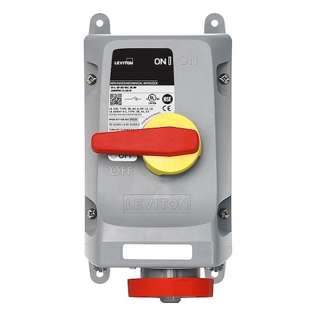 Leviton IEC Pin and Sleeve Mechanical Interlock 420MI7WLEV