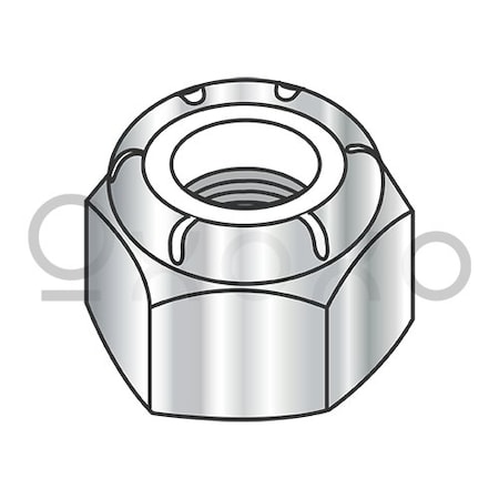Oxoxo M6-1.0 Din 985 Metric Nylon Insert Hex Locknut 18 8 Stainless Steel, 4000PK 540883