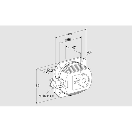 Honeywell Kromschroder SW, PRESS, AIR, DL 8K 3 KS84444740