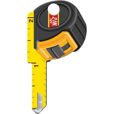 Lucky Line Tape Measure Design Decorative House Key KW11 B126K