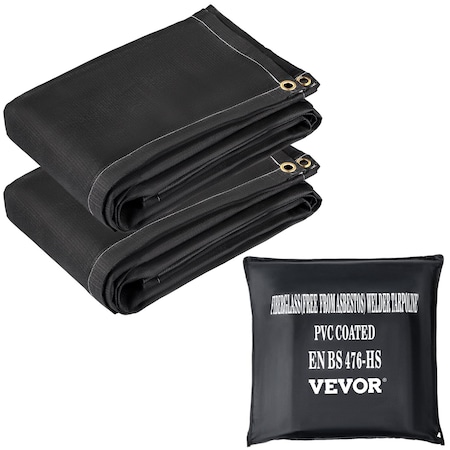 Vevor Emergency Fire Blankets Fiberglass Welding Blanket Fire Blankets, 2PK VV-WB-2BB