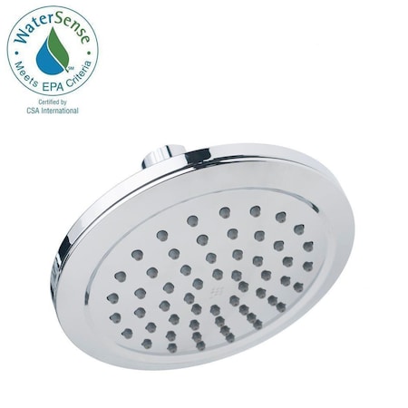 Symmons Bramwell Single Spray 5.9 Inch Wall Mounted Fixed Showerhead 72SH-RP