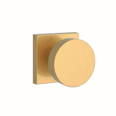 Baldwin Passage Contemporary Knob with Contemporary Square Rose with 6AL Latch and Dual Strike PSCONCSR044