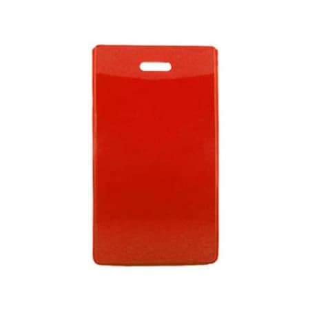 Brady RED, SEMI RIGID VINYL, LUGGAGE TAG HOLDER 1845-2006