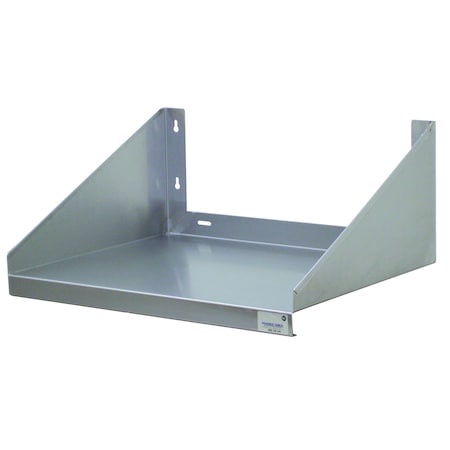 Advance Tabco Special Value Microwave Shelf, wall-mounted, 30 in.W x 20 in.D, stainless steel, NSF MS-20-30-EC-X