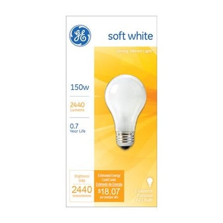 Current Ge 150W Sw Lgt Bulb 10429