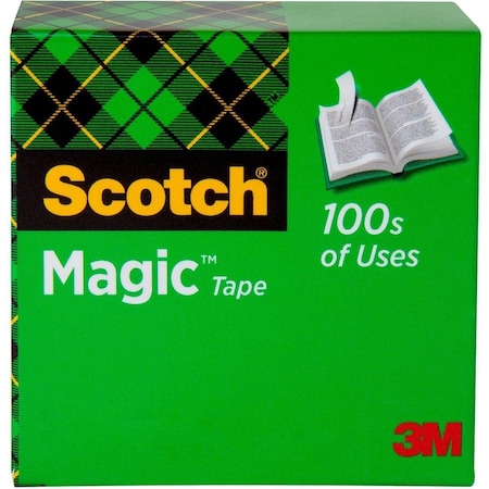 3M Scotch Magic Invisible Tape, 1/2" x 1296", 1" Core, 1 Roll 810121296^
