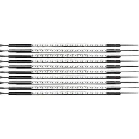 Brady ClipSleeve Wire Markers Size 05 Nylon 22 AWG - 20 AWG, F Pack of 300 Each, 300PK SCN05-F