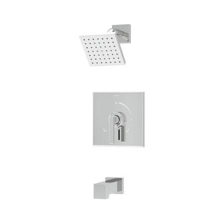 Symmons Duro HydroMersion Single Handle Tub and Shower Faucet Trim Kit with Volume Control S369215TRM
