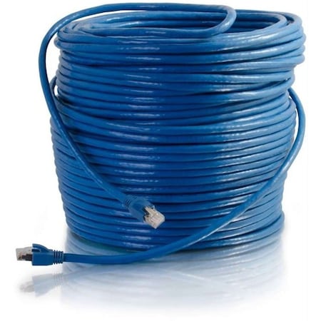 C2G 35FT CAT6 SNAGLESS SOLID STP CABLE-BLU 43166