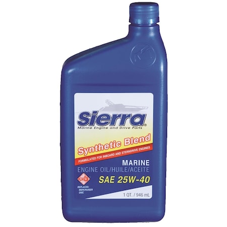 Sierra International 18-9440-2 25W40 Synthetic Blend Engine Oil SR18.9440.2