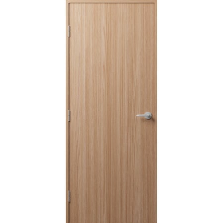 Sartodoors Firerated 20 Min Interior Door, 1222 Light Oak, Single Flush Panel Wood Frame Handle 28 x 80 Right FIRERATED1222ID-OAK-28-RH-O