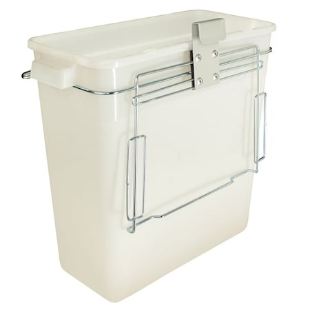 Harloff Three Gallon Medical Waste Container for M-Series or A-Series Carts, Rail Clip Mount WASTE3GALRC