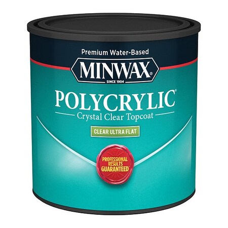 Minwax Finish, 0.5 pt, Ultra-Flat, Clear 211114444