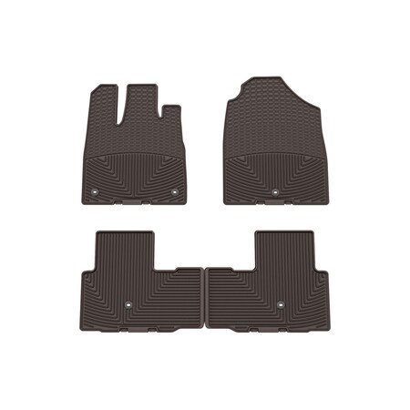 Weathertech Cocoa, Front and Rear All Weather Floor Mats W664CO-W665CO