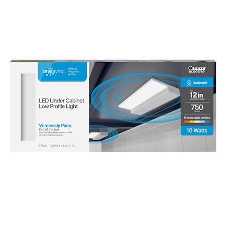 Feit 12 in. L White Hardwired LED Light Bar 750 lm UCL12FP5CCTCAG3