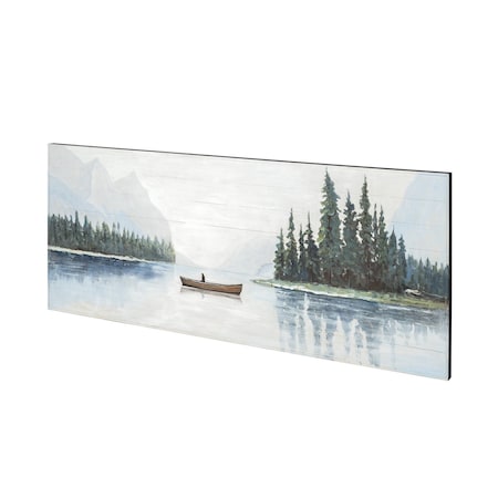 Homeroots Solitude Hand Painted Distressed Unframed Wall Art 608847