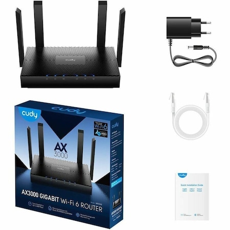 Cudy Ax3000 Gigabit Mesh Wi-Fi 6 Router WR3000