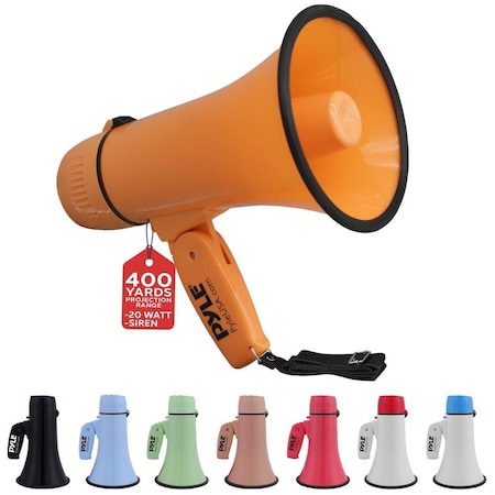 Pyle 20W Megaphone Bullhorn PMPRA213OR