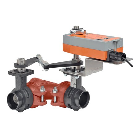 Belimo 3-way grooved BFV 2in COP 200psi w/ F750VIC+AFX24-MFT-S-X1