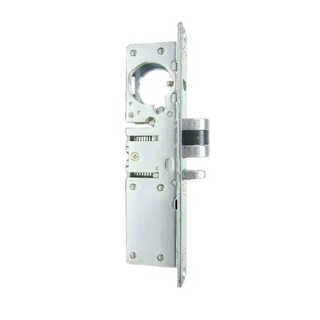 Ecs Hardware Narrow-Stile, 1-1/8in BACKSET, Steel Lock Body Zinc Plated Chrome Plated Latch w/2 Al Faceplates ECSH-ZINC-1-8AL-5A