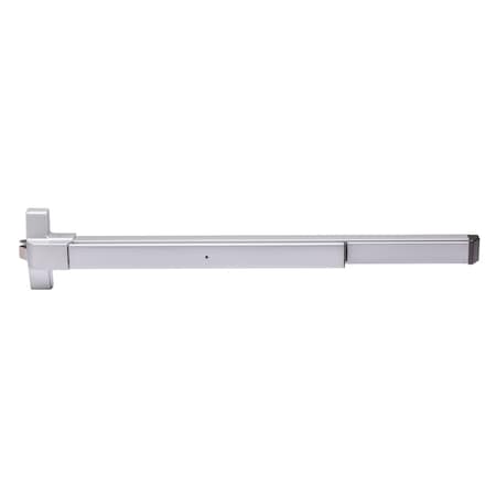 Trans Atlantic Co. VR531 Series Aluminum Grade 1 Commercial 36 in. Surface Vertical Rod Panic Exit Device ED-VR531-AL