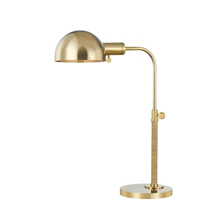 Hudson Valley Lighting Mark D. Sikes X Devon 1 Light Table Lamp 7.25 In. Aged Brass MDSL520-AGB