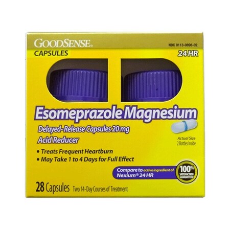 Perrigo Esomeprazole Magnesium, 20mg, 24Hr, 28PK 00113089802
