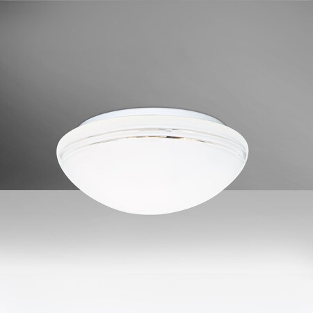 Besa Lighting Bobbi 10 Ceiling, Opal Cut, 1x10W LED 911110C-LED