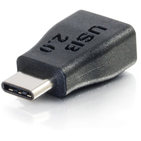 C2G USB 2.0 USB-C to USB-Micro B Cable M/F - Black 28869