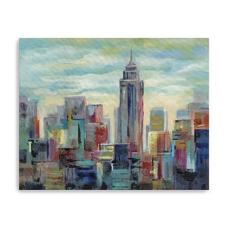 Homeroots 20" x 16" Vibrant NYC Skyline Canvas Wall Art 399090