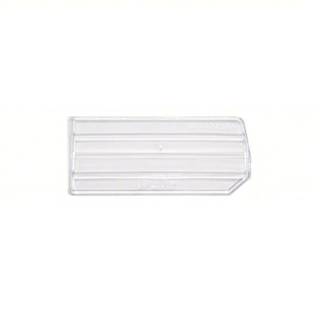 Quantum Storage Systems Plastic Bin Divider, Clear, 10 in L, 4 in H, 6 PK DUS230/235CL