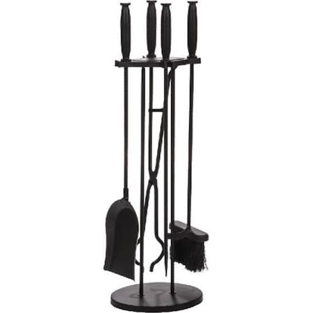 Dagan Fireplace Tool Set, Black - 5 Piece 1632