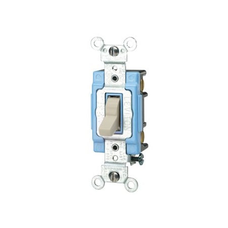 Leviton Toggle Switch, 15 Amp, 120 Volt, Ivory 1203-LHI