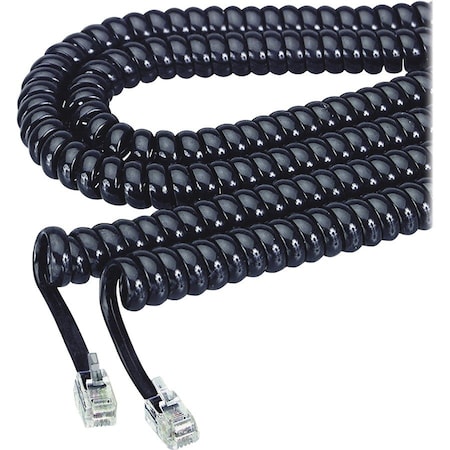 Softalk Modular Plug Handset Coil Cord, Black SOF48102
