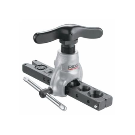Ridgid Flaring Tool, 3/16, 1/4, 5/16, 3/8, 1/2, 5/8, 3/4 in, 37 Degrees Flaring Angle 632-41162