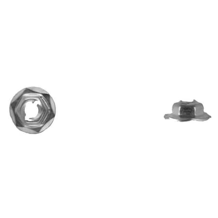 Disco Automotive Hardware 3/16in Stud Size 3/8in Hex 5/8in Flange, 40PK 263MT