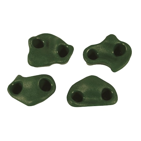 Playstar PLAYSTAR PS 7831 Standard Climbing Rock Kit, Plastic, Green, For 3/4 in Thick Lumber PS 7831
