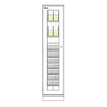 Capsa Healthcare Stationary Medical Cabinets LP-XT2719-G-GEN