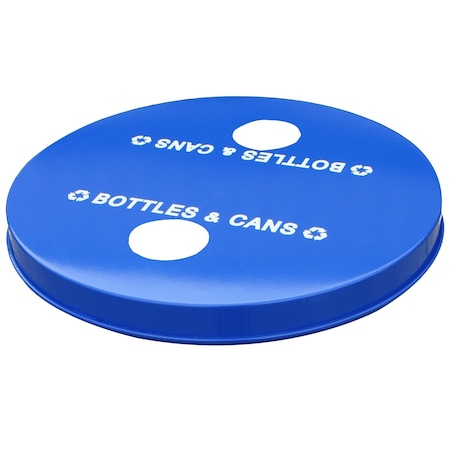 Witt Industries Outdoor, Metal Recycle Flat Top M3601-FTL2H-BL