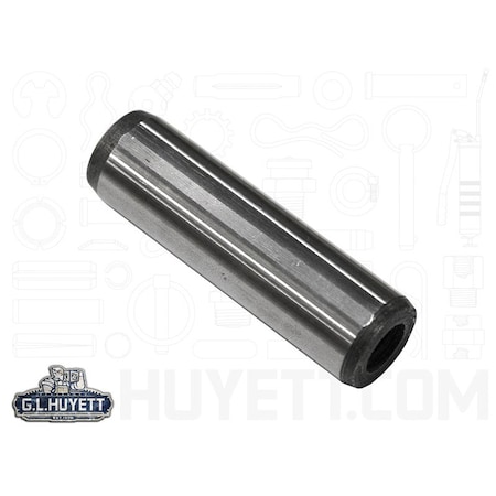 Huyett Flat Vent Pullout Dowel Pin, Alloy Steel, 6 mm Dia x 12 mm Length x M4 x 0.7 mm Thread DOWPFM-060-012