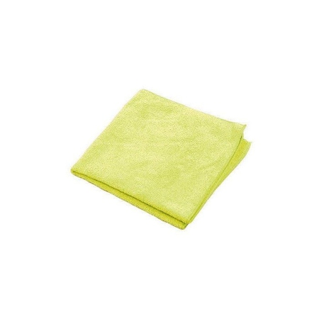 Hospeco Microfiber Towel 12x12 Yellow, 300 GSM, 12 Pack 2512-Y-DZ
